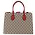 Borsa a mano GUCCI GG Supreme PVC 2way Beige Gold 409531 Auth 203076M D'oro - vista 2