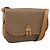 Bolso de hombro GUCCI Micro GG PVC Beige Tono Dorado 001 406 1780 Auth mr3049