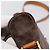 Céline Borsa a tracolla CELINE Macadam Canvas PVC Leather Brown Gold Auth ep15895 Marrone D'oro - vista 10