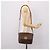 Céline Borsa a tracolla CELINE Macadam Canvas PVC Leather Brown Gold Auth ep15895 Marrone D'oro - vista 24