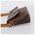 Céline Borsa a tracolla CELINE Macadam Canvas PVC Leather Brown Gold Auth ep15895 Marrone D'oro - vista 3