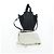 Borsa a tracolla LOEWE Hammock Mini in pelle 2way Nero Argento Auth 204615M - vista 12