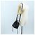 Borsa a tracolla LOEWE Hammock Mini in pelle 2way Nero Argento Auth 204615M - vista 26