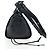 Borsa a tracolla LOEWE Hammock Mini in pelle 2way Nero Argento Auth 204615M - vista 4