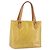LOUIS VUITTON Monogram Vernis Houston Hand Bag Beige M91004 LV Auth gh2385