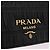 Bolsa de Ombro PRADA com Corrente Franzida em Couro Preto e Ouro Auth 204909A Dourado - vista 19