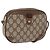 Borsa GUCCI GG Supreme Web Sherry Line PVC Beige Oro 89 02 066 Auth ka6316 D'oro