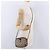 Borsa GUCCI GG Supreme Web Sherry Line PVC Beige Oro 89 02 066 Auth ka6316 D'oro - vista 23