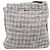 Bolso de hombro CHANEL Tweed Gray Silver CC Auth ar14307SAM Castaño Plata - vista 2