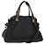 Chloé Borsa Chloe Paraty in pelle 2way Nero Oro Auth 206089V D'oro