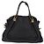 Chloé Borsa Chloe Paraty in pelle 2way Nero Oro Auth 206089V D'oro - vista 2