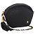 Bally Chain Shoulder Bag Leather Black Gold Tone Auth BA16147
