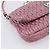 Borsa a tracolla Miu Miu Matelassé con catena in pelle 2way Rosa Argento Auth 206370A - vista 18