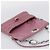 Borsa a tracolla Miu Miu Matelassé con catena in pelle 2way Rosa Argento Auth 206370A - vista 23