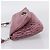 Borsa a tracolla Miu Miu Matelassé con catena in pelle 2way Rosa Argento Auth 206370A - vista 3