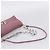 Borsa a tracolla Miu Miu Matelassé con catena in pelle 2way Rosa Argento Auth 206370A - vista 7