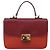 Borsa a mano Miu Miu in pelle 2way rossa tono oro Auth bs37156A Rosso - vista 13