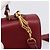 Borsa a mano Miu Miu in pelle 2way rossa tono oro Auth bs37156A Rosso - vista 9