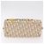 Borsa a mano Christian Dior Trotter Floral PVC Beige Silver Auth mr2988V Argento - vista 13
