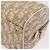 Borsa a mano Christian Dior Trotter Floral PVC Beige Silver Auth mr2988V Argento - vista 17
