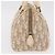 Borsa a mano Christian Dior Trotter Floral PVC Beige Silver Auth mr2988V Argento - vista 7