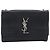 Autre Marque SAINT LAURENT Borsa a tracolla con catena in pelle nera argento Auth ka6306A Nero - vista 13