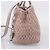 Borsa a tracolla Miu Miu Matelassé con catena in pelle 2way Rosa Argento Auth 206292A - vista 4
