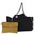 Stella Mc Cartney Borsa Tote con Catena Stella MacCartney polyester Black Silver 507185 Auth 206136A Nero Argento
