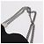Stella Mc Cartney Borsa Tote con Catena Stella MacCartney polyester Black Silver 507185 Auth 206136A Nero Argento - vista 8