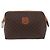 Céline Pouch CELINE Macadam Canvas PVC Brown Gold Tone Auth mr3008A Marrone - vista 13