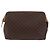 Céline Pouch CELINE Macadam Canvas PVC Brown Gold Tone Auth mr3008A Marrone - vista 2