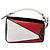 LOEWE Puzzle Bag Medium Handtasche Leder 2way Rot Silber Auth LN127M - Ansicht 13