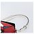 LOEWE Puzzle Bag Medium Handtasche Leder 2way Rot Silber Auth LN127M - Ansicht 15