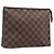 LOUIS VUITTON Damier Ebene Poche Toilette 26 Pouch N47543 LV Auth 205944A