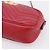 Borsa a tracolla GUCCI GG Marmont in pelle rossa e oro 447632 Auth ka6415 Rosso D'oro - vista 11