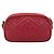 Borsa a tracolla GUCCI GG Marmont in pelle rossa e oro 447632 Auth ka6415 Rosso D'oro - vista 3