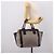 Chloé Bolsa de mão Chloe em couro cinza tom dourado Auth mr2941 Marrom - vista 22