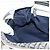 FENDI Zucchino Canvas Handtasche Navy Silver 8BN004 Auth mr2935 Silber Marineblau - Ansicht 23