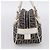 FENDI Zucchino Canvas Handtasche Navy Silver 8BN004 Auth mr2935 Silber Marineblau - Ansicht 3