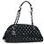 Borsa Bowling CHANEL Matelasse Mademoiselle Vernice Nera Argento CC Auth yk20960V Nero