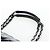 Borsa Bowling CHANEL Matelasse Mademoiselle Vernice Nera Argento CC Auth yk20960V Nero - vista 14