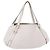 Borsa Tote GUCCI Abbey in Pelle Bianco Oro 130736 Auth 206102