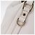 Borsa Tote GUCCI Abbey in Pelle Bianco Oro 130736 Auth 206102 - vista 2