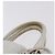 Borsa Christian Dior Lady Dior Canage in pelle bianca e argento Auth ep16079 Bianco - vista 10