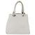 Borsa Christian Dior Lady Dior Canage in pelle bianca e argento Auth ep16079 Bianco - vista 4