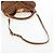 Borsa a tracolla Miu Miu in pelle 2way marrone tono oro Auth 205819A - vista 8