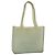 Saco Tote CHANEL Rubber Khaki Silver CC Auth mr2989 Prata Caqui