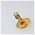 CHANEL Ohrringe Metall Goldfarben Rot CC Auth bs37169 - Ansicht 10