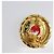 CHANEL Ohrringe Metall Goldfarben Rot CC Auth bs37169 - Ansicht 12