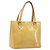 Sac à main LOUIS VUITTON Monogram Vernis Houston Beige M91004 LV Auth bs37263